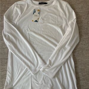 Elegant White Long Sleeve Top